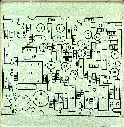 IF / AF Module A2 Board Parts Layout